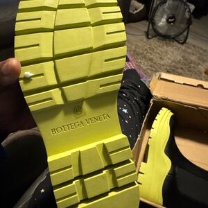 Bottega Veneta Black and Yellow Shoes